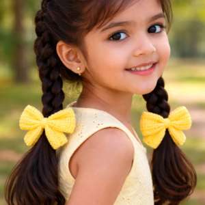 Crochet Bow - Clip